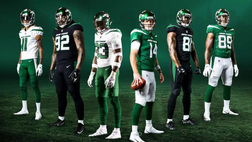 Jets' new uniforms revealed.