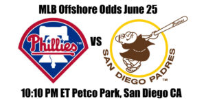 Phillies vs Padres MLB Offshore Odds, Preview & Pick (June 25)