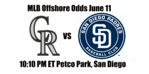 Rockies vs Padres MLB Offshore Odds, Preview & Pick (June 11)