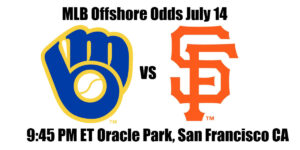 Brewers vs Giants MLB Offshore Odds, Preview & Pick (July 14)