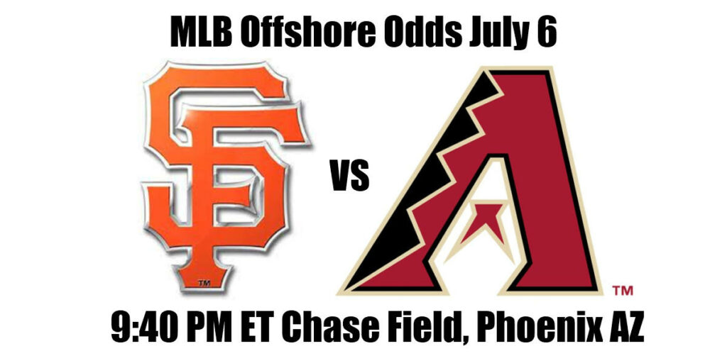 Giants vs Diamondbacks July 6