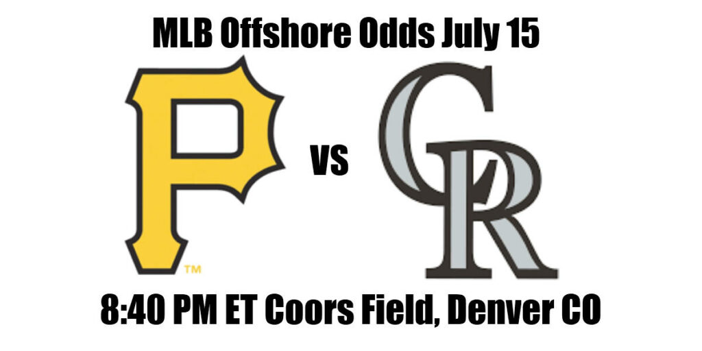 Pirates vs Rockies July 15