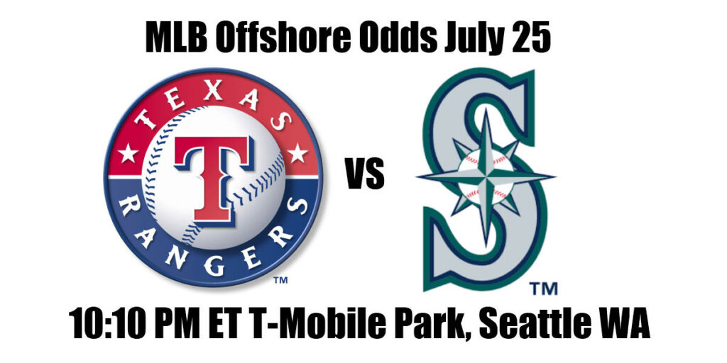 Rangers vs Mariners July 25