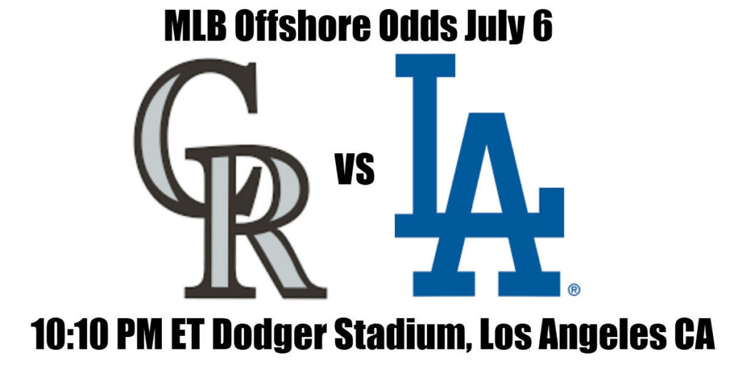 Rockies vs Dodgers July 6