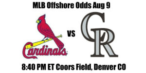 Cardinals vs Rockies MLB Offshore Odds, Preview & Pick (Aug 9)