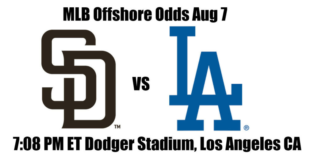 Padres vs Dodgers Aug 7