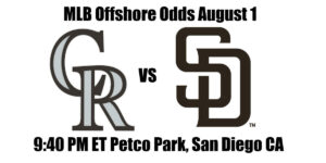 Rockies vs Padres MLB Offshore Odds, Preview & Pick (Aug 1)