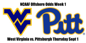 West Virginia vs #16 Pittsburgh NCAAF Offshore Odds, Preview & Pick (Week 1)