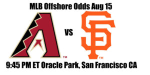 Diamondbacks vs Giants MLB Offshore Odds, Preview & Pick (Aug 15)