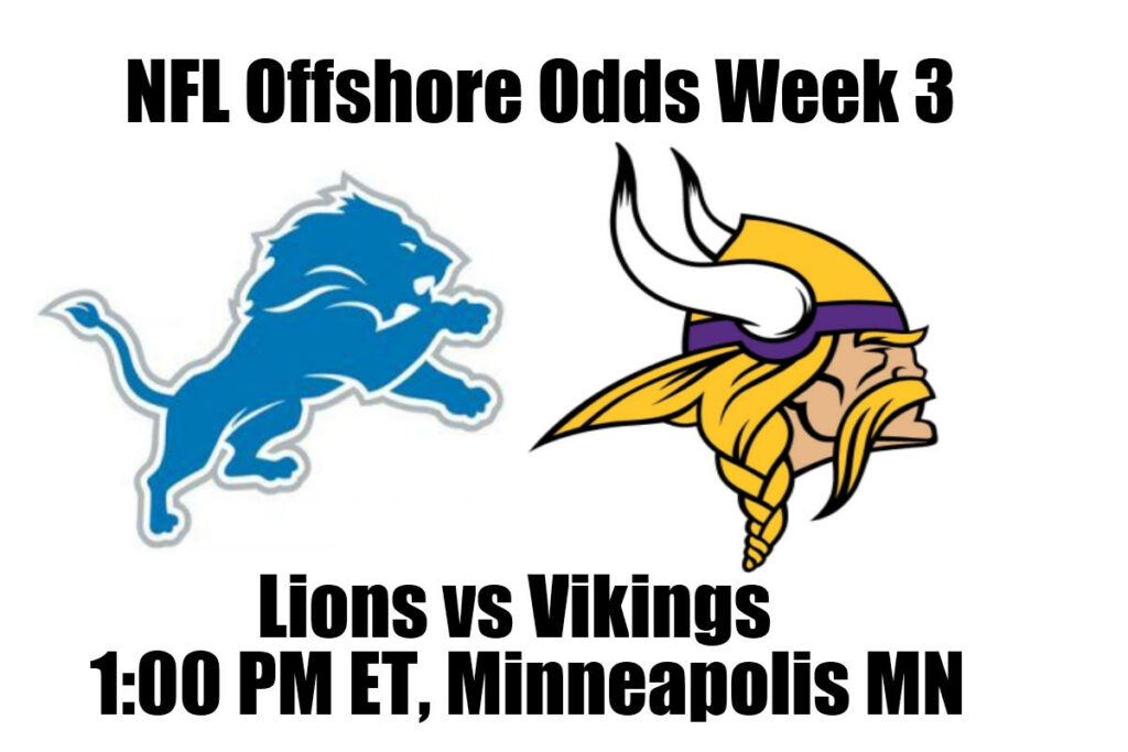 Lions Vikings week 3