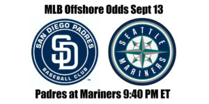 Padres vs Mariners MLB Offshore Odds, Preview & Pick (Sep 13)