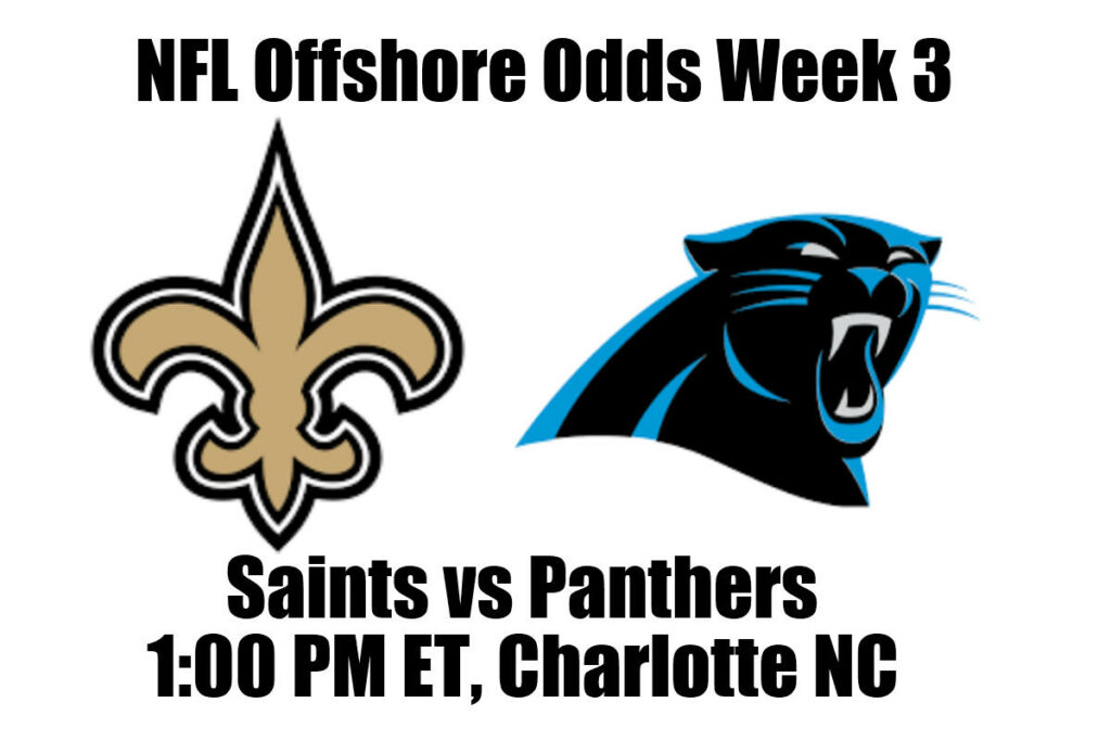 Saints Panthers week 3