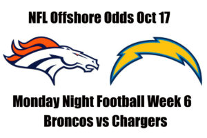 MNF Broncos vs Chargers NFL Offshore Odds, Preview & Pick (Week 6)