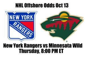 Rangers vs Wild NHL Offshore Odds, Preview & Pick (Oct 13)