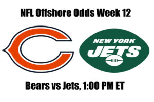 Bears vs. Jets NFL Offshore Betting Odds, Preview, and Pick (Week 12)