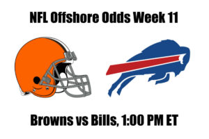 Browns vs Bills NFL Offshore Betting Odds, Preview, and Pick (Week 11)