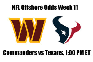 Commanders vs Texans NFL Offshore Betting Odds, Preview, and Pick (Week 11)