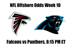 Falcons vs. Panthers NFL Offshore Betting Odds, Preview, and Pick (Week 10)