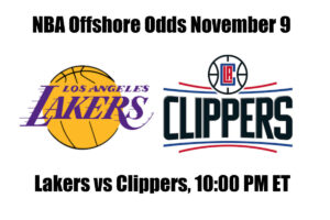 Lakers vs. Clippers NBA Offshore Betting Odds, Preview, and Pick (Nov 9)