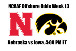 Nebraska vs. Iowa NCAAF Offshore Betting Odds, Preview, and Pick (Week 13)