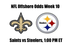 Saints vs Steelers NFL Offshore Betting Odds, Preview, and Pick (Week 10)