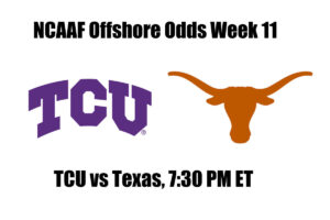 #4 TCU vs. #18 Texas NCAAF Offshore Betting Odds, Preview, and Pick (Week 11)