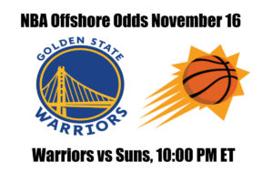 Warriors vs. Suns NBA Offshore Betting Odds, Preview, and Pick (Nov 16)