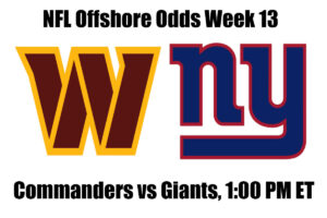 Commanders vs. Giants NFL Offshore Betting Odds, Preview, and Pick (Week 13)