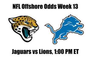 Jaguars vs. Lions NFL Offshore Betting Odds, Preview, and Pick (Week 13)