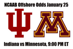 Indiana vs Minnesota NCAAB Offshore Betting Odds, Preview, and Pick (January 25)