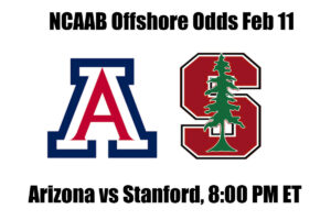 #4 Arizona vs Stanford NCAAB Offshore Betting Odds, Preview, and Pick (Feb 11)