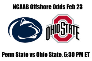 Penn State vs Ohio State NCAAB Offshore Betting Odds, Preview, and Pick (February 23)