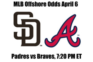 Padres vs Braves April 6th MLB Offshore Betting Odds, Preview, and Pick