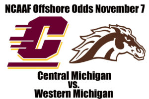 Central Michigan vs Western Michigan Week 11 NCAAF Offshore Betting Odds, Preview