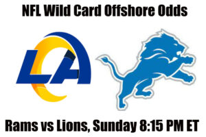 NFL Wild Card L.A. Rams vs Detroit Lions NFL Offshore Betting Odds, Preview