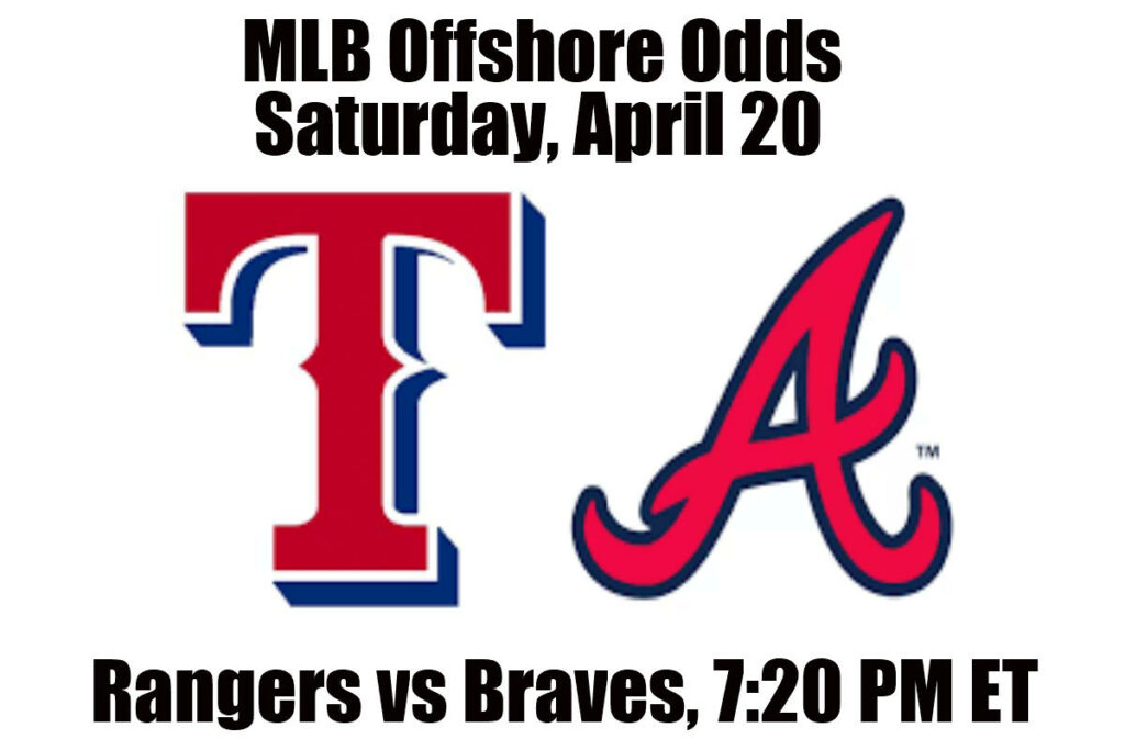 April 20 Rangers vs Braves