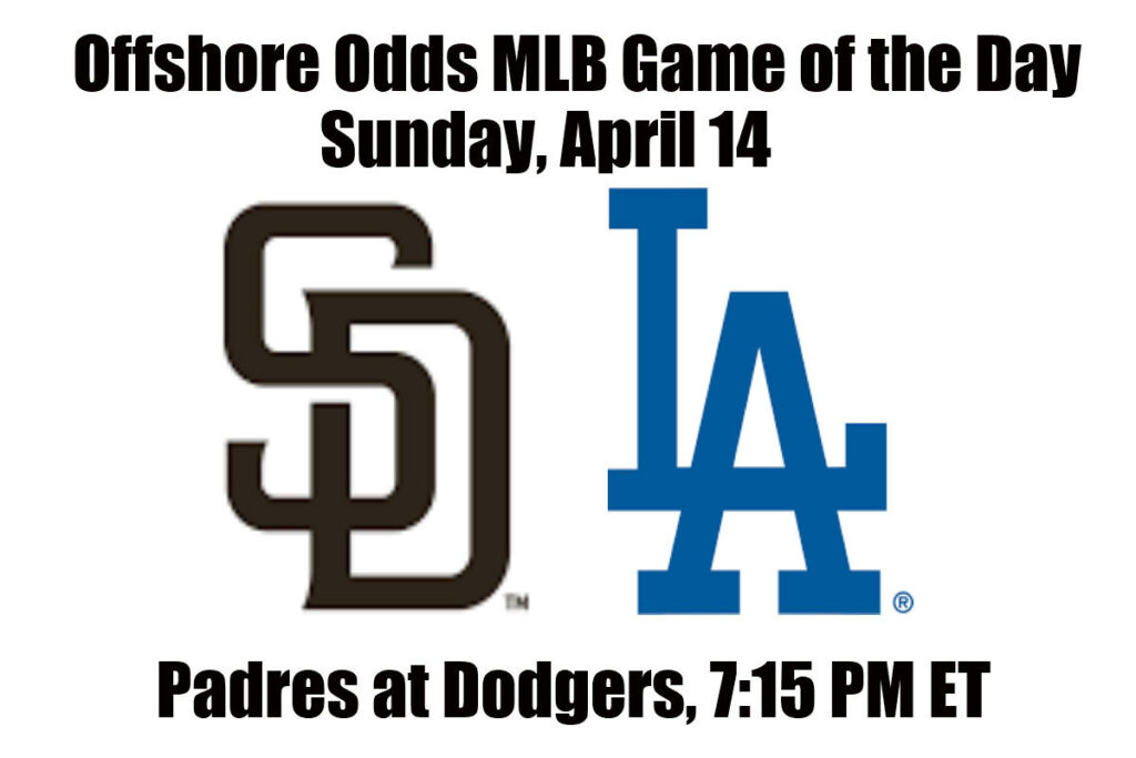 April 14 Padres vs Dodgers