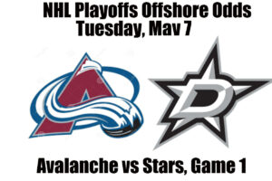 May 7 Avalanche vs Stars Game 1 NHL Playoffs Offshore Betting Odds, Preview