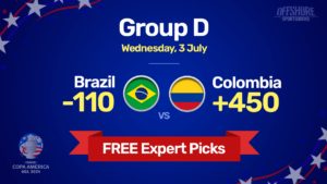 Copa America 2024: Brazil vs. Colombia Offshore Betting Odds, Preview, Picks