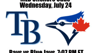 July 24 Rays vs Blue Jays MLB Offshore Betting Odds, Preview