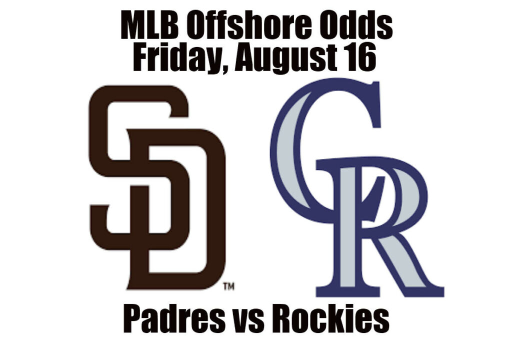 August 16 Padres vs Rockies