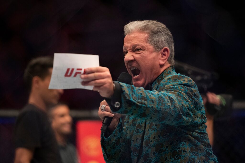 Bruce Buffer is expected to be present at UFC Fight Night in Paris on September 28.