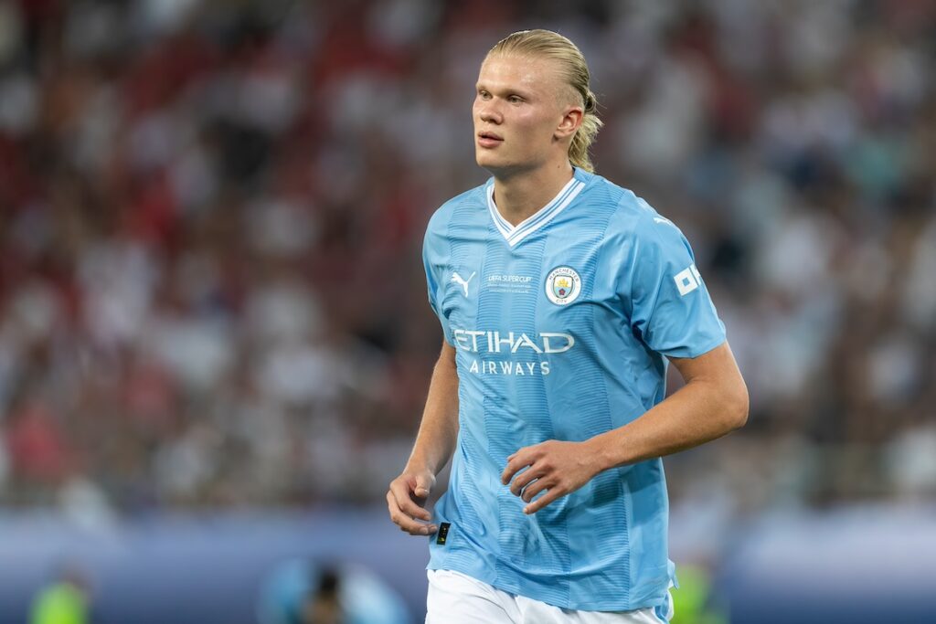 Erling Haaland is expected to play for Man City in the Champions League next week.