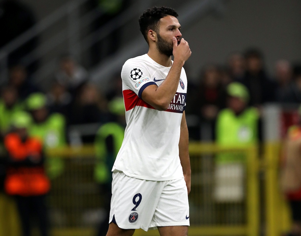 Goncalo Ramos is ruled out of PSG's Champions League match against Arsenal due to an ankle injury.