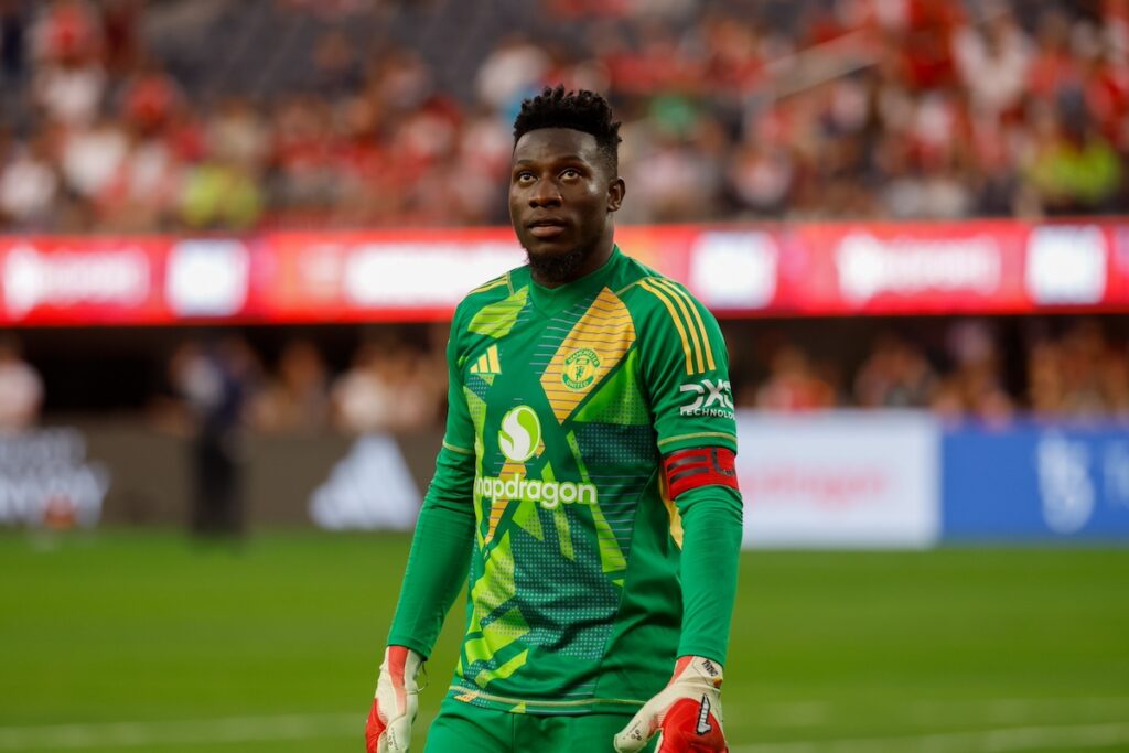 Andre Onana played in goal for Manchester United against Fenerbahce.