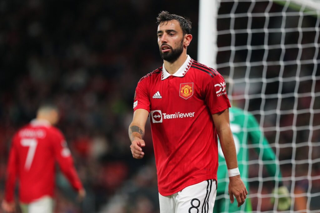 Bruno Fernandes has had his red card overturned.