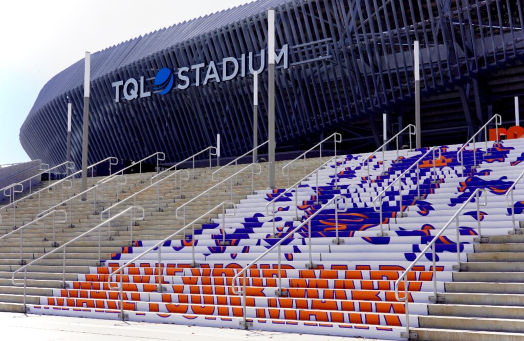 TQL Stadium will host the MLS Play-Off between FC Cincinnati and New York City FC