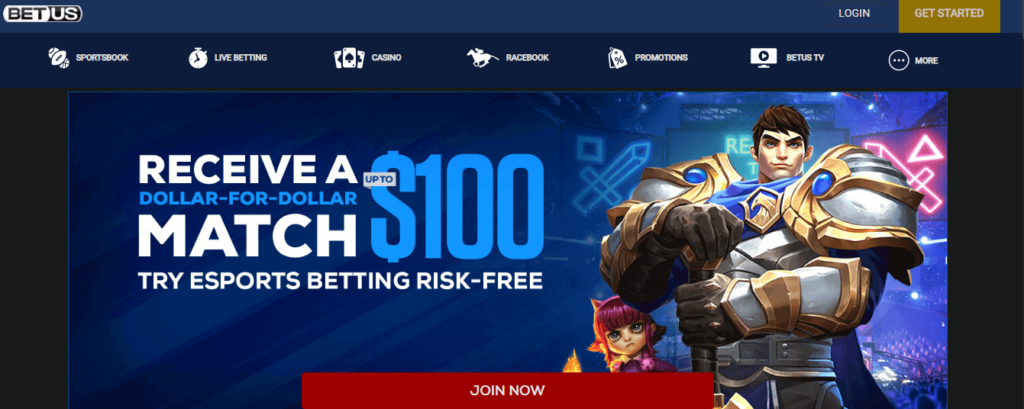 image of offshore esports betting site betus