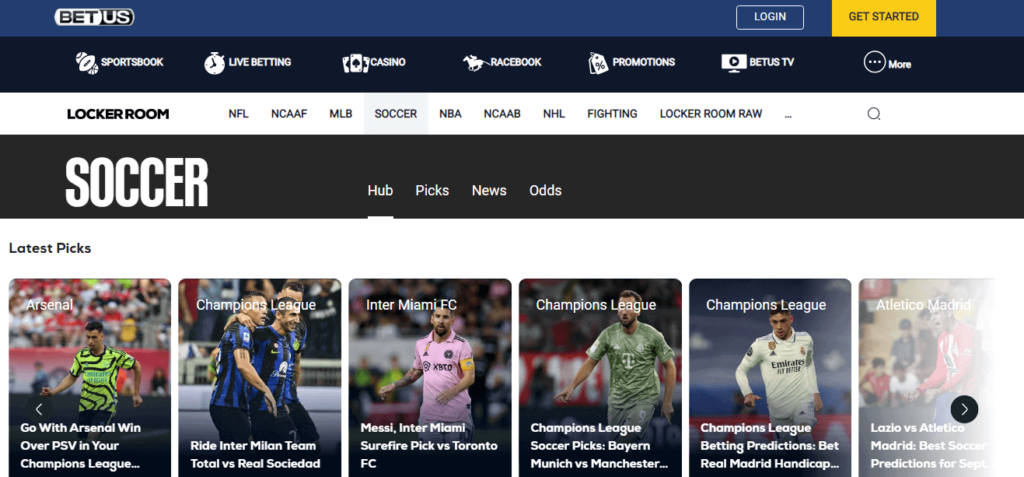 image of offshore soccer betting site betus