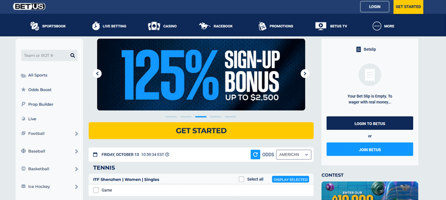 image of offshore tennis betting site betus